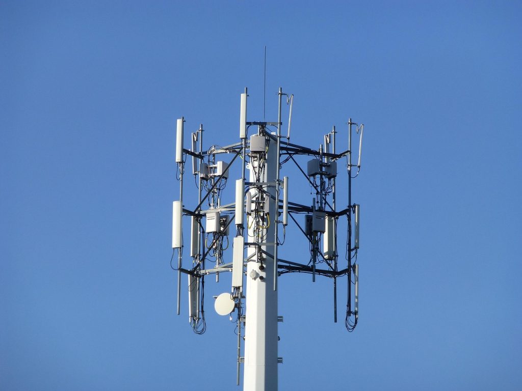 cellular tower, sky, blue, clear sky, tower, station, technology, nature, cellular, blue sky, network, mobile, transmitter, transmission, connection, structure, white, blue mobile